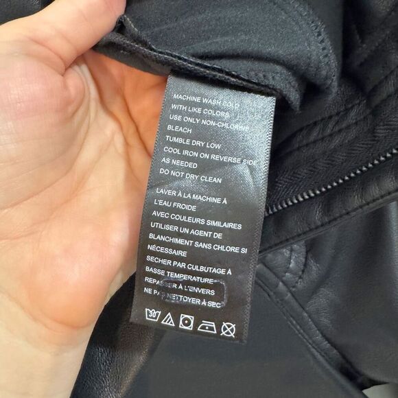 FREE PEOPLE | Level Up Vegan Slit Bootcut Pants | 29 | we the free | black pleat - Picture 11 of 14